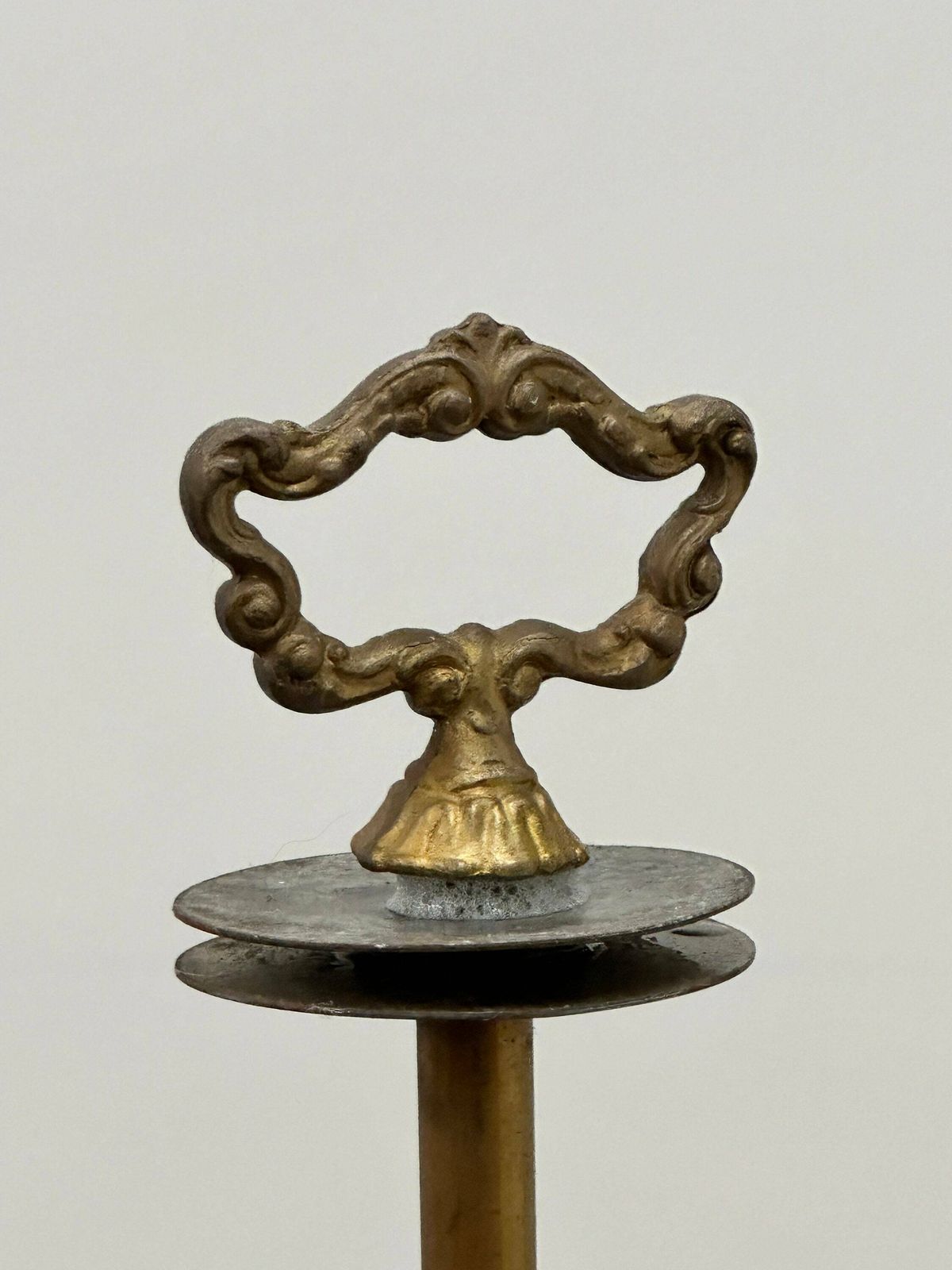 Brutalist Cast Iron & Marine Chain Links Floor Lamp, France 1960s. photo buy