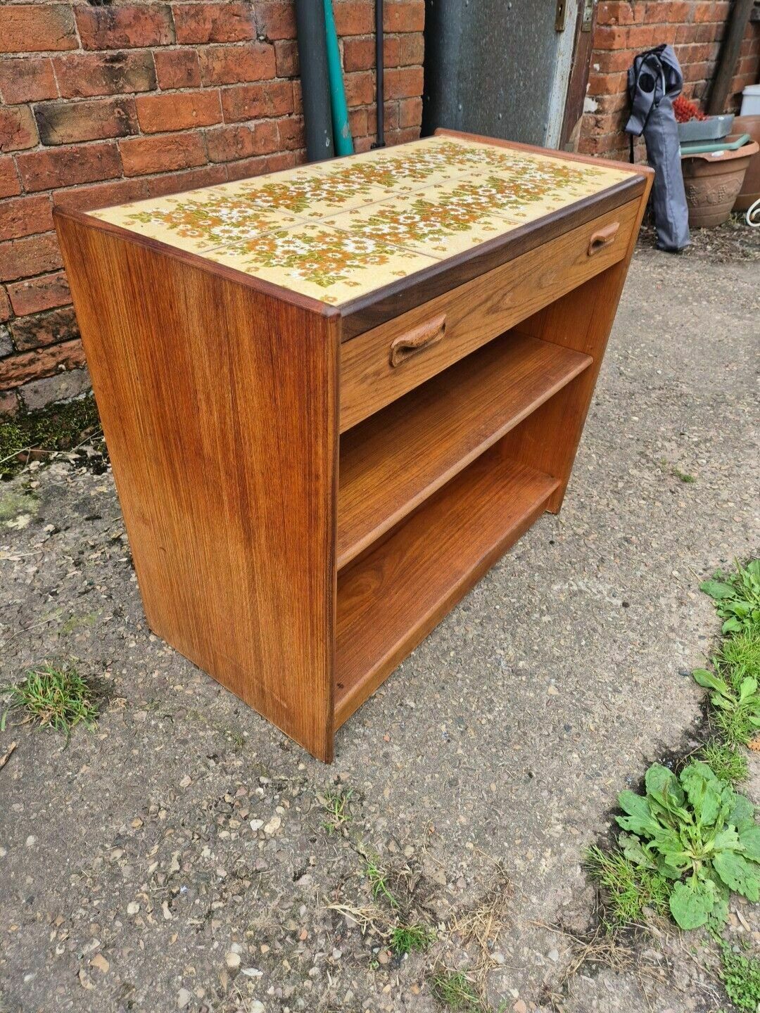 Mid Century, Vintage Retro, G Plan Teak Tiled Top Sideboard / Buffet / Bar photo furniture