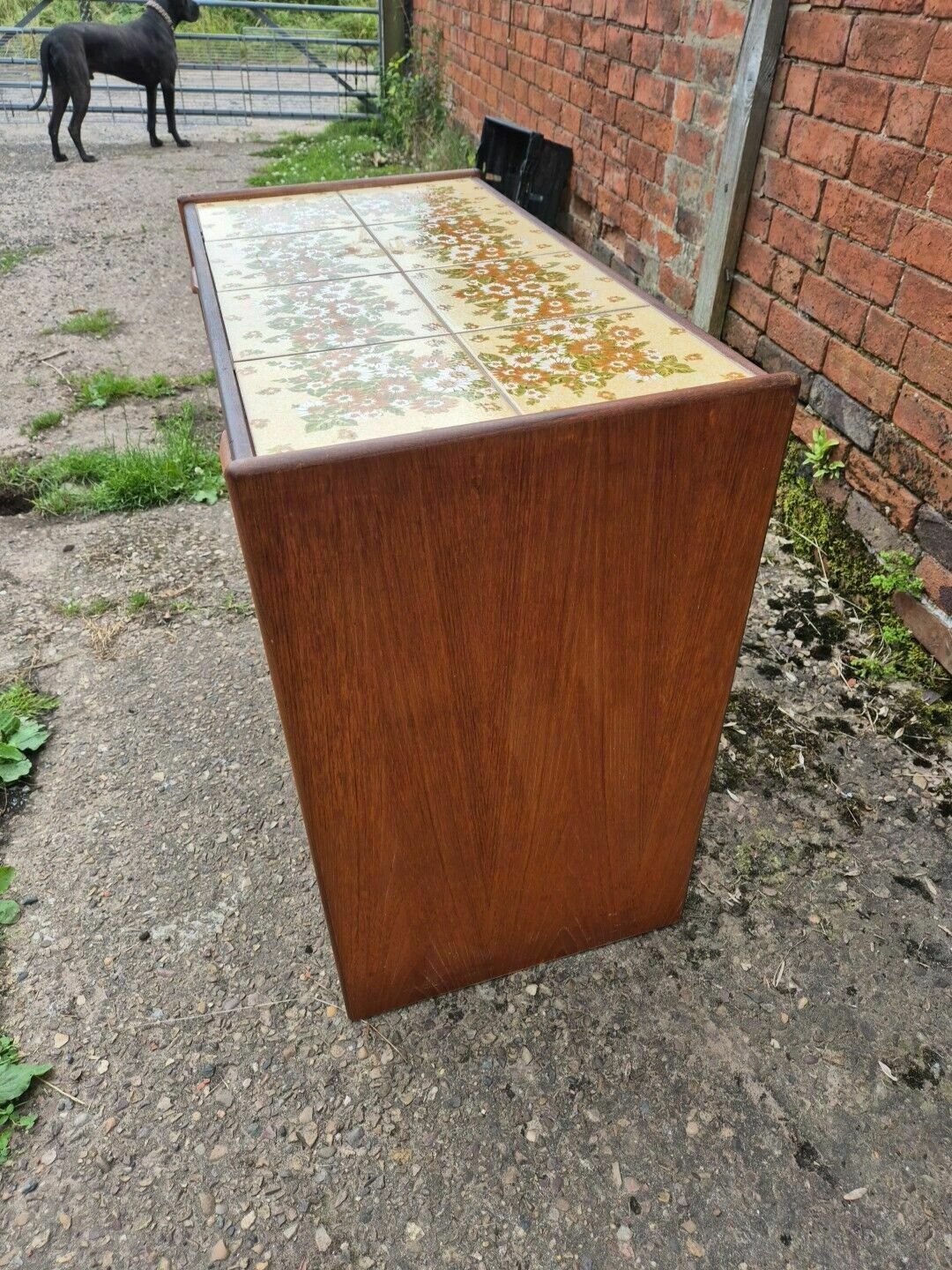 Mid Century, Vintage Retro, G Plan Teak Tiled Top Sideboard / Buffet / Bar photo for sale