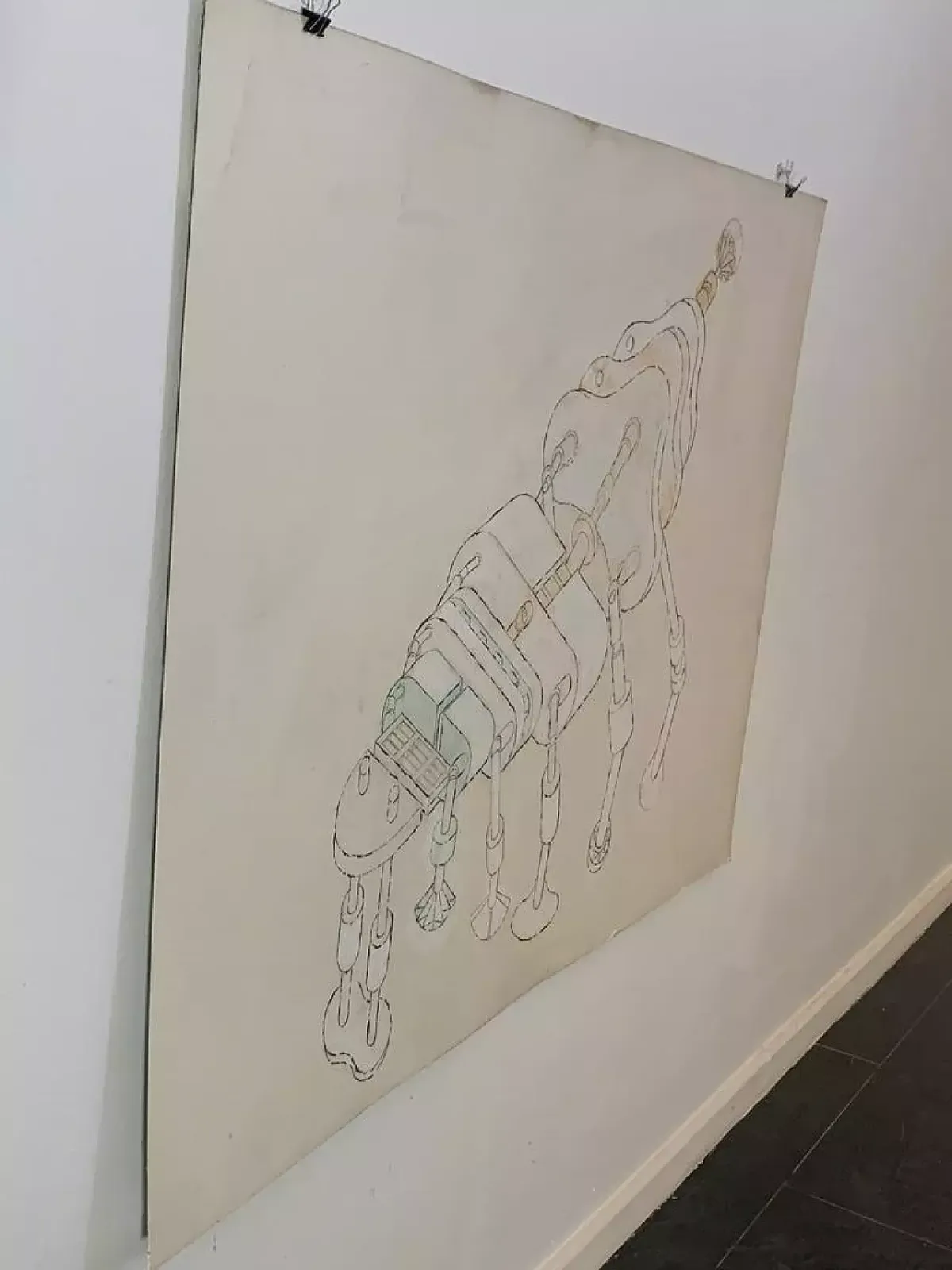 R. Volpini, Part Of Venusian Dream Machine, Drawing, 1970s photo buy