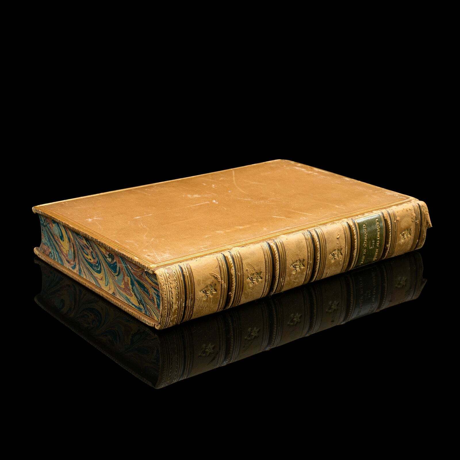 Antique Legend Of Jubal, George Eliot, English, Bound, Poetry Book, Victorian photo furniture