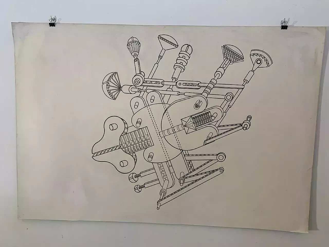 Renato Volpini, Part Of A Space Machine, Mixed Media, 1970s