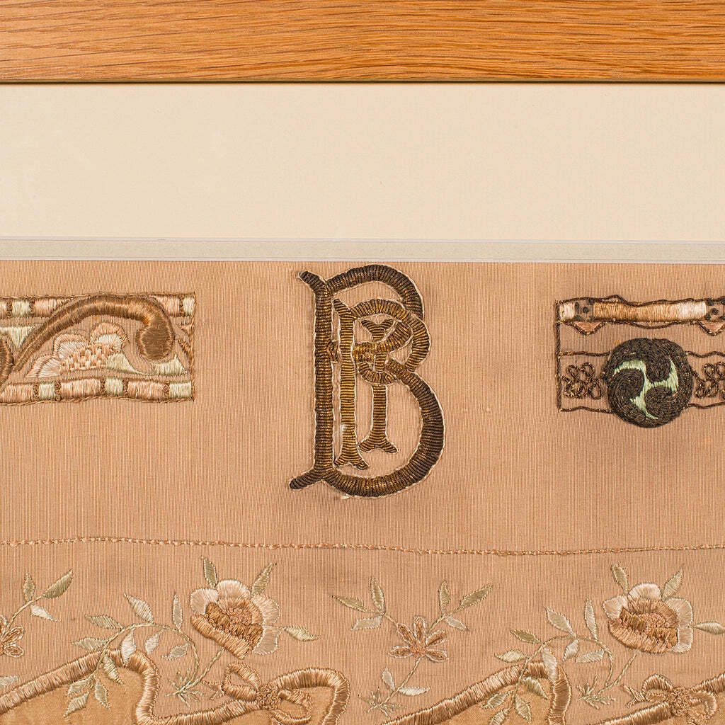 Antique Embroidery Technique Sampler, English, Needlepoint Display, Circa 1915 photo for sale