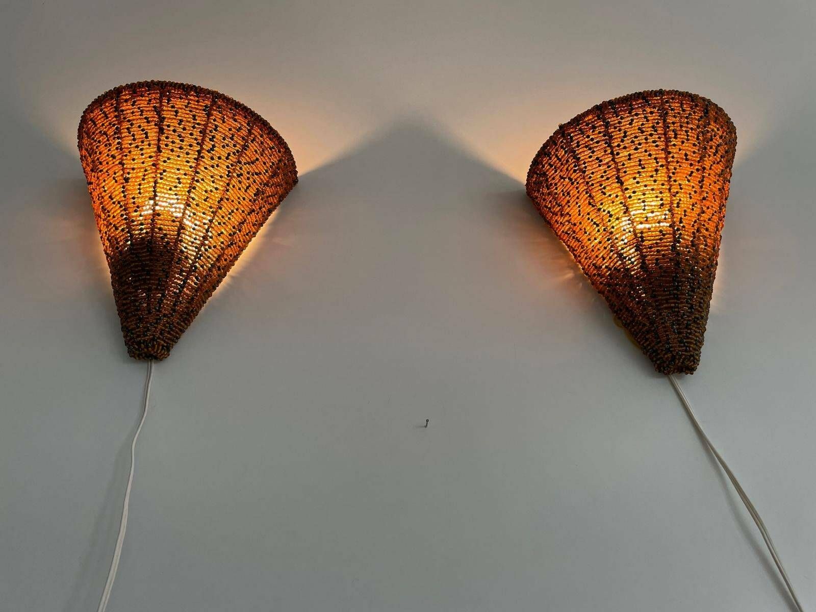 Murano Glass Rare Conic Design Pair Of Sconces, 1960s, Italy photo 1849.0