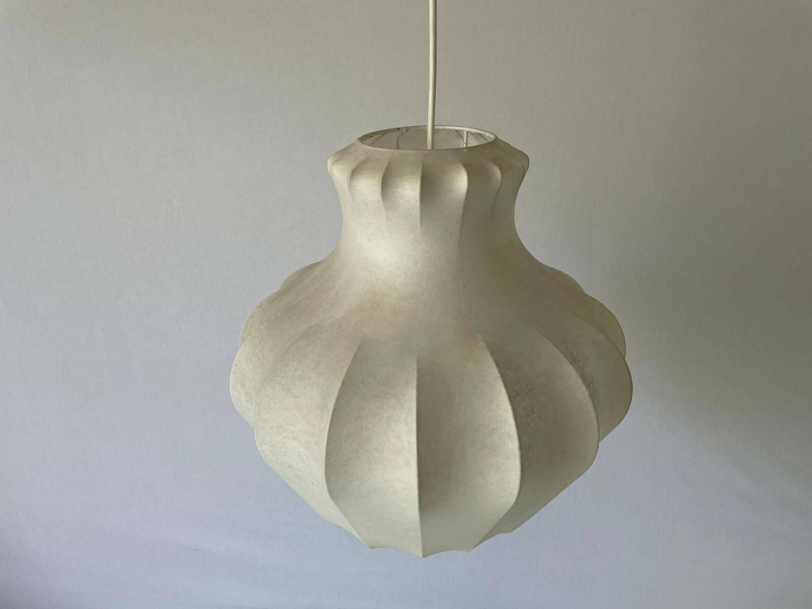 Flower Design Cocoon Pendant Lamp By Friedel Wauer For Goldkant, 1960s, Germany photo 3156.0