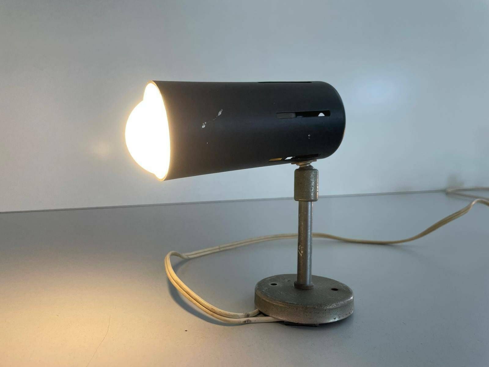 photo furniture Italian Design Black Metal Spot Sconces, Set Of 3, 1950s, Italy