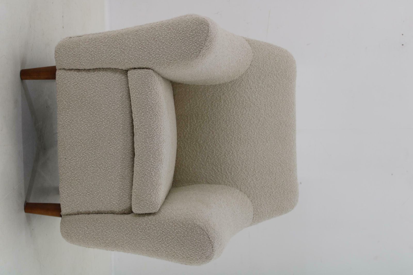 1970s Restored Armchair In Boucle Fabric photo furniture