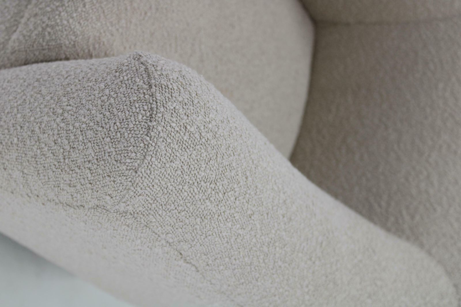 1970s Restored Armchair In Boucle Fabric photo vintage