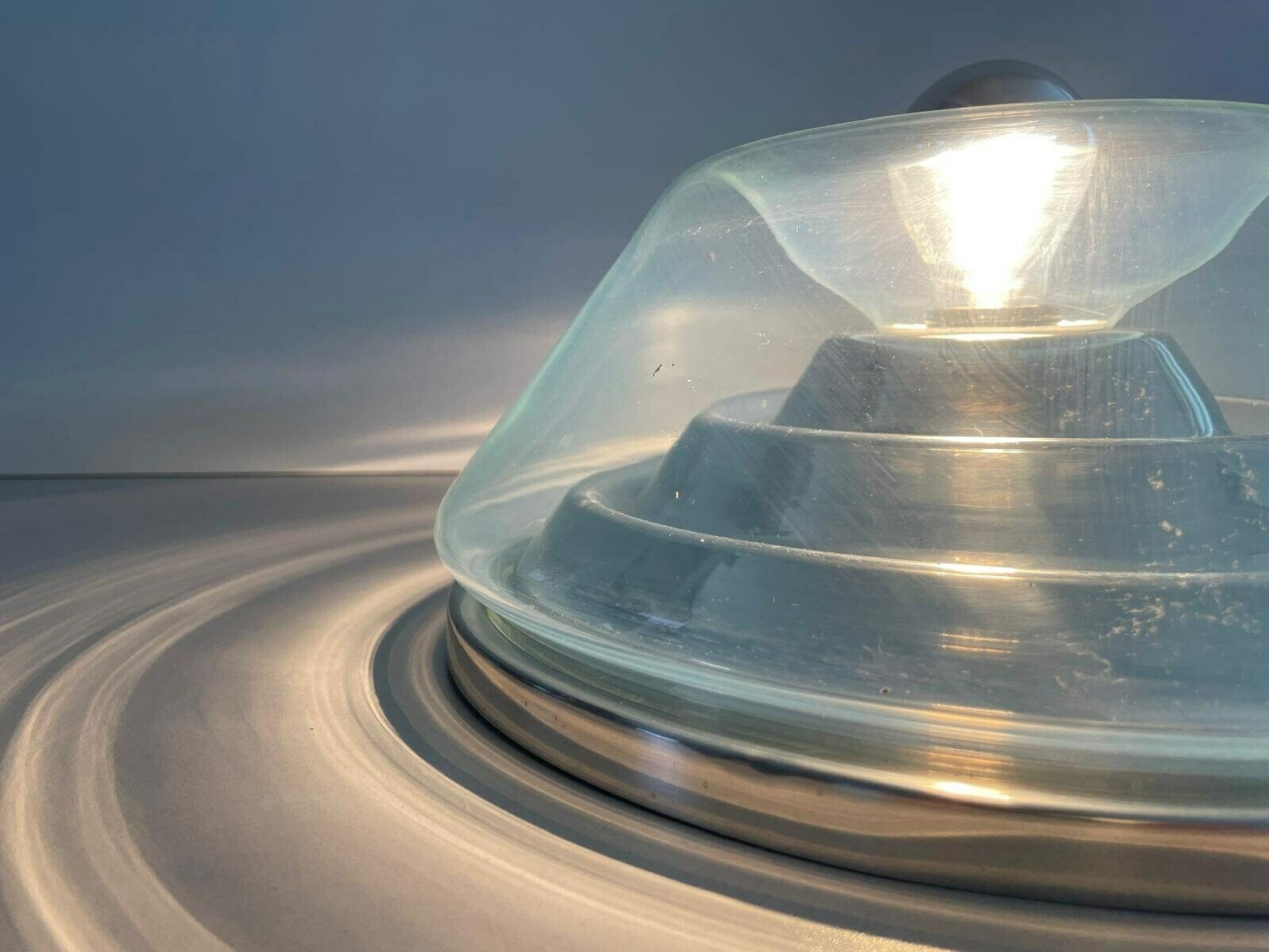 Murano Glass Flush Mount Light By Seguso, 1970s, Italy photo buy