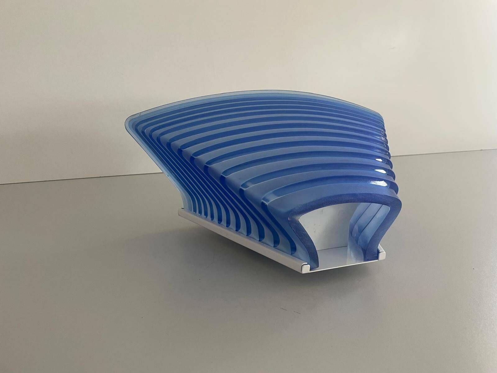 photo for sale Model Pergamo 38 Murano Glass Single Sconce By Angelo Mangiarotti For Artemide, 1980s, Italy