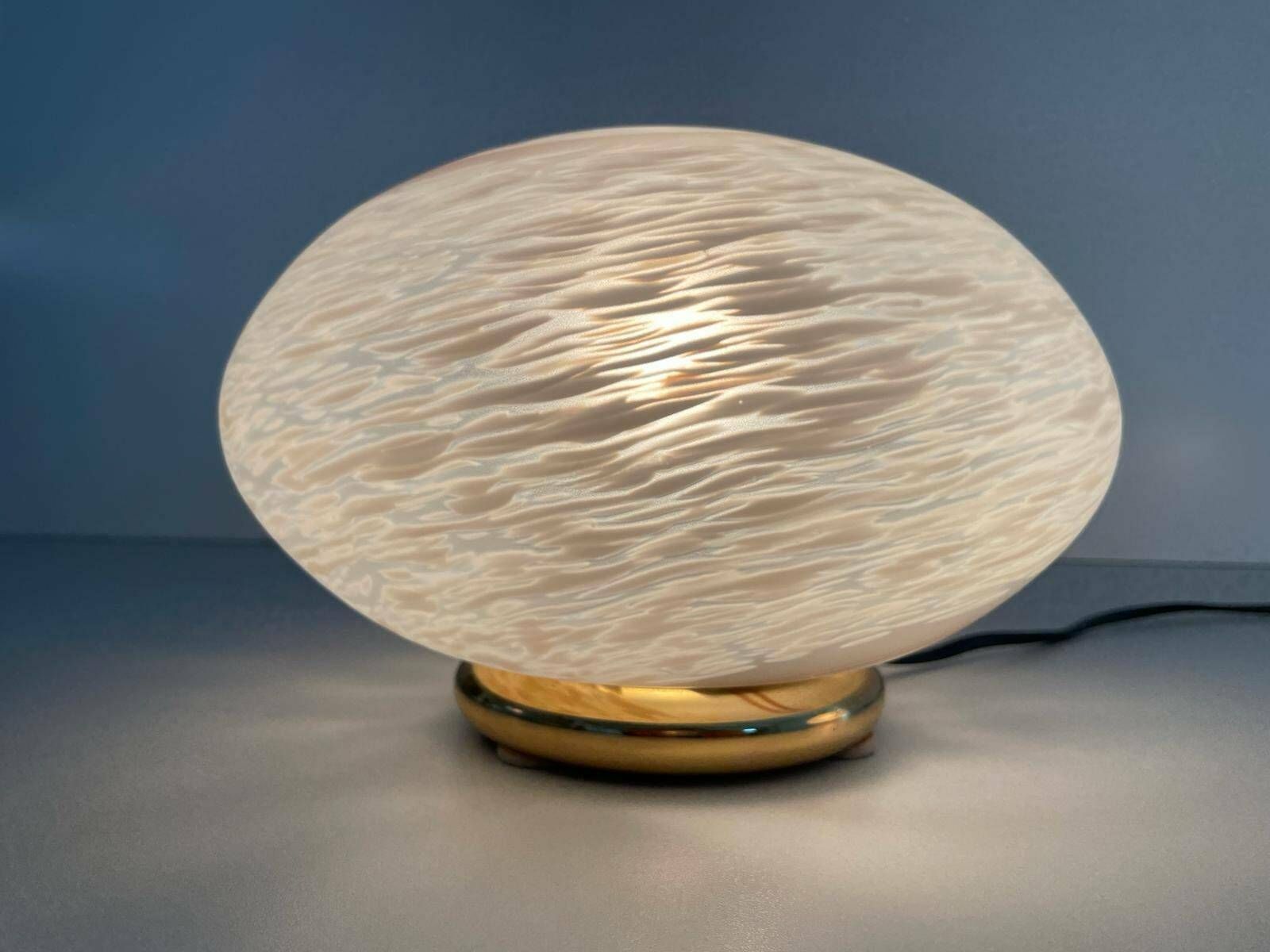 photo for sale Italian Design Glass Pair Of Table Lamps By Vetri Murano, 1960s, Italy