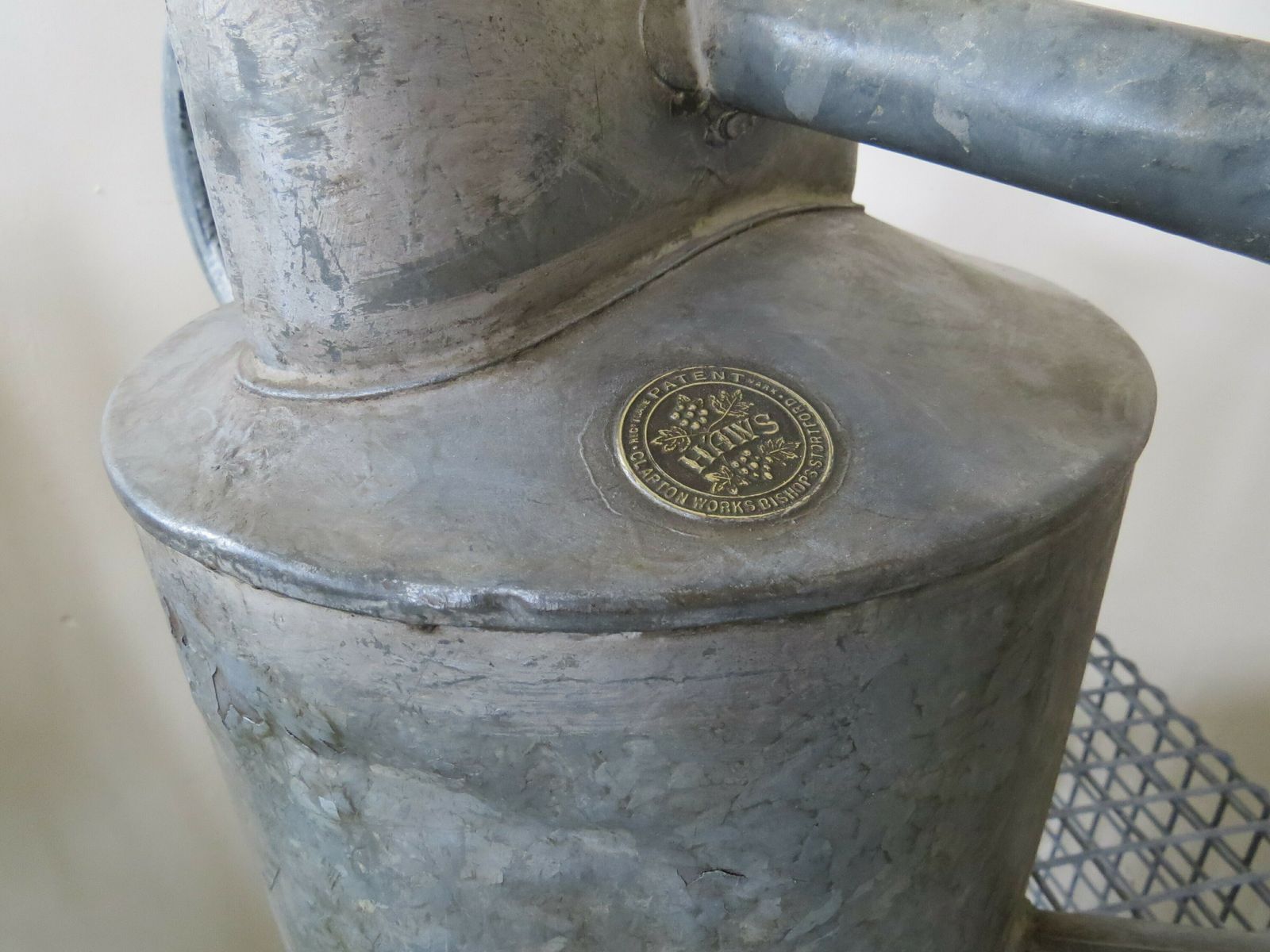 " Haws " Industrial Galvanised Watering Can. Early 20th Century. photo furniture