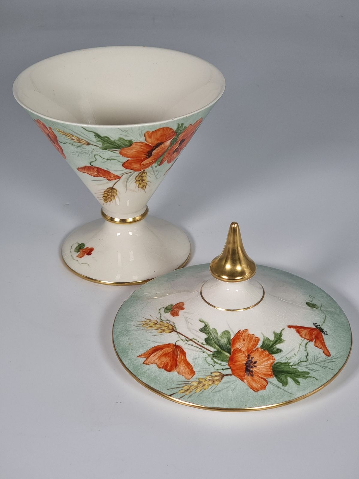 An Art Deco Royal Winton Vase And Cover, Circa 1930 photo for sale