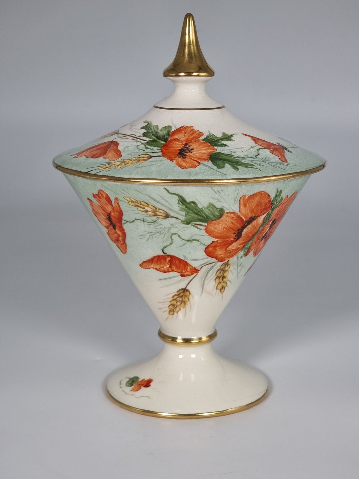 An Art Deco Royal Winton Vase And Cover, Circa 1930 photo 340.0