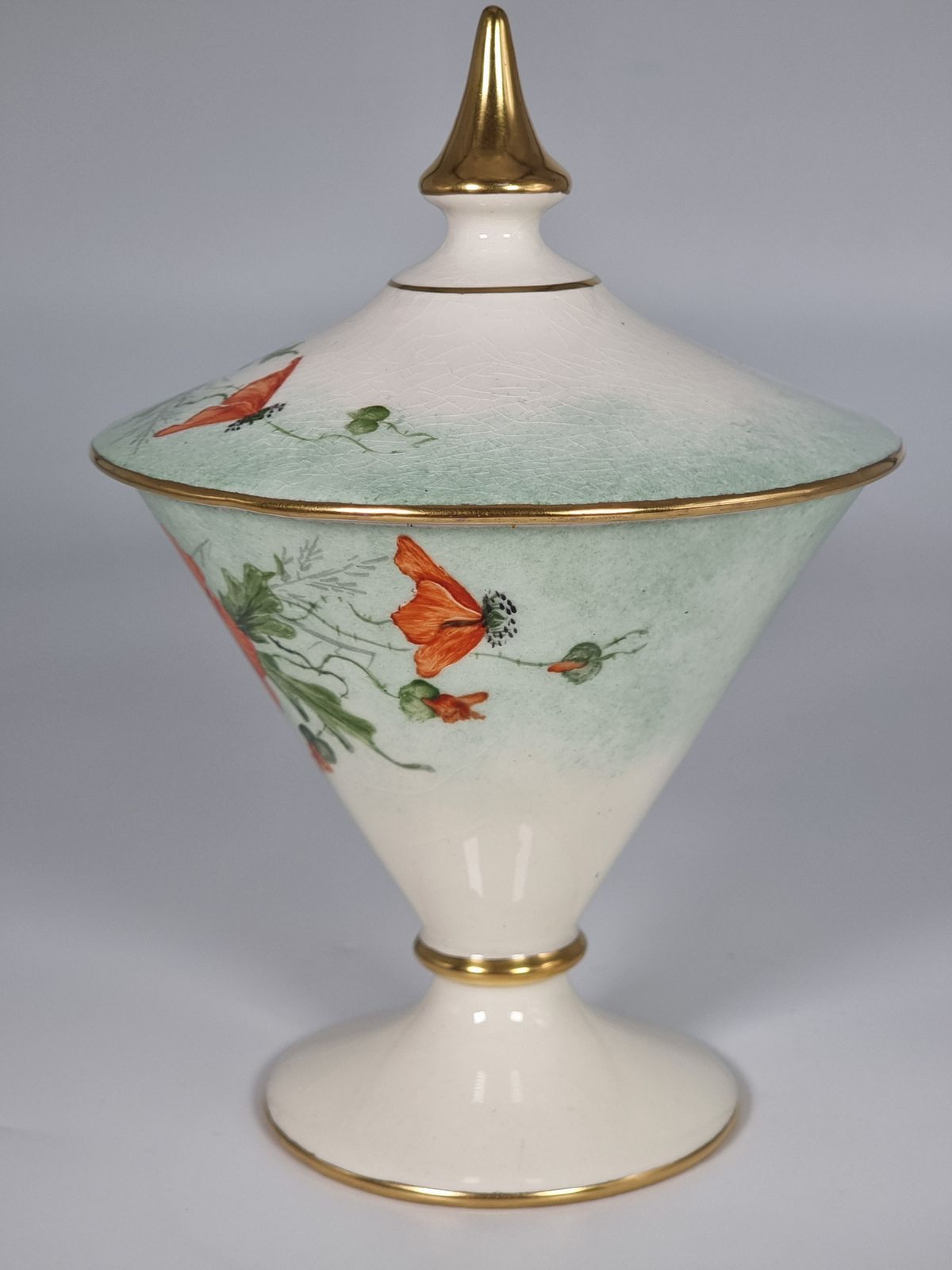 photo for sale An Art Deco Royal Winton Vase And Cover, Circa 1930