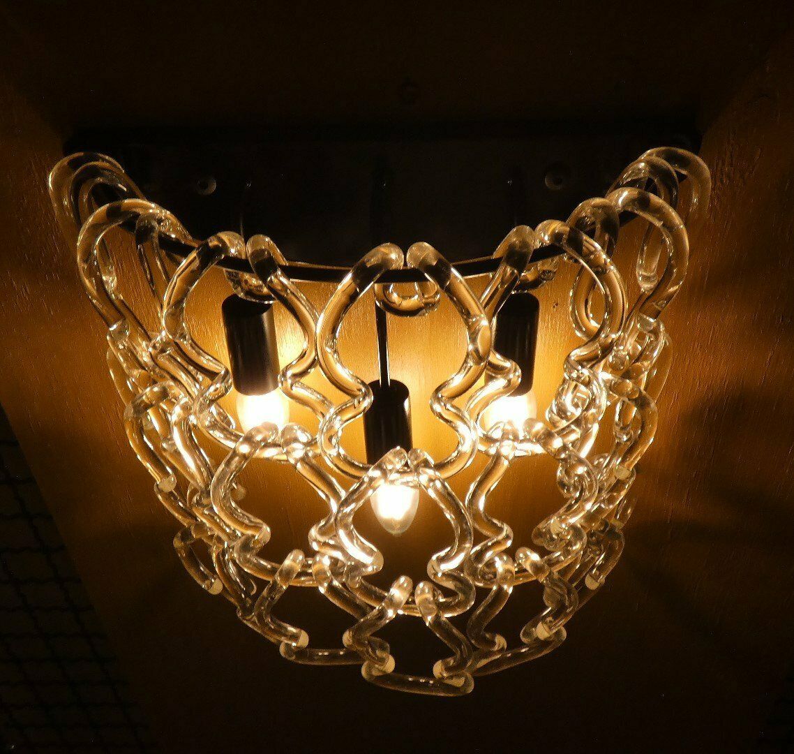 Lighting Giogali Wall Lamps By Mangiarotti For Ideal Lux, Italy, 1967, Set Of 2 photo
