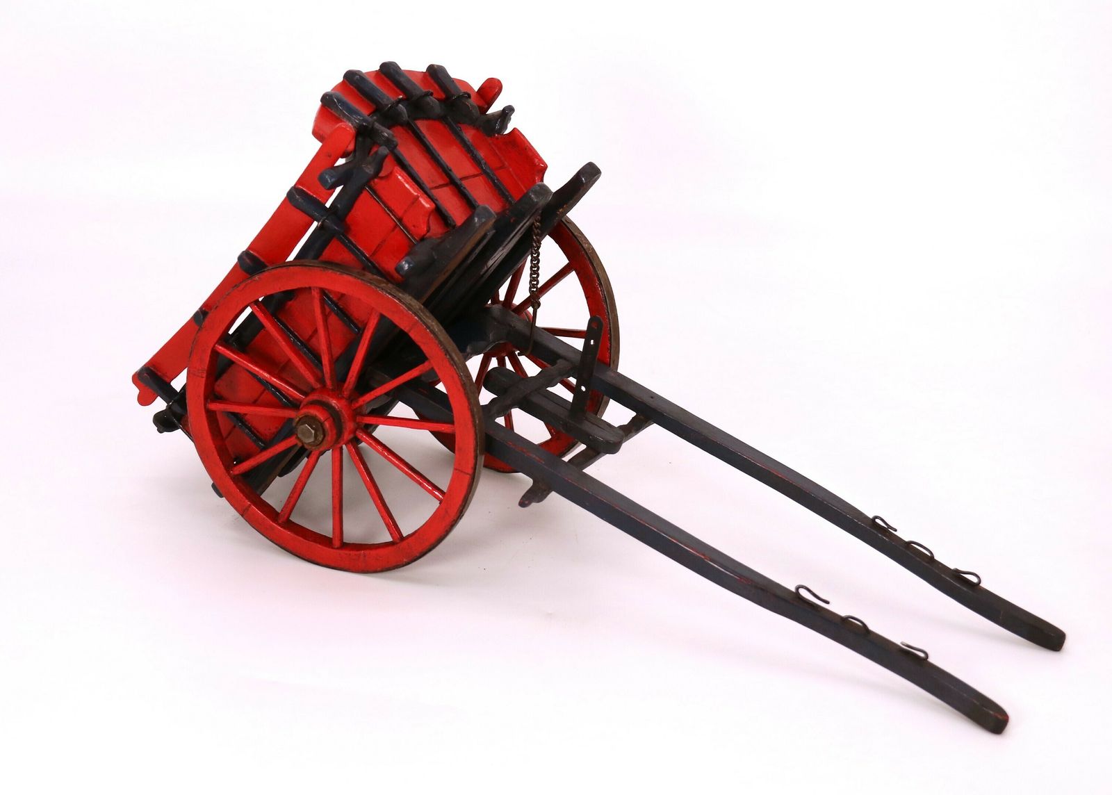 photo buy Antique Hand Made Wooden Scale Model Of An 18th Century Farm Cart.