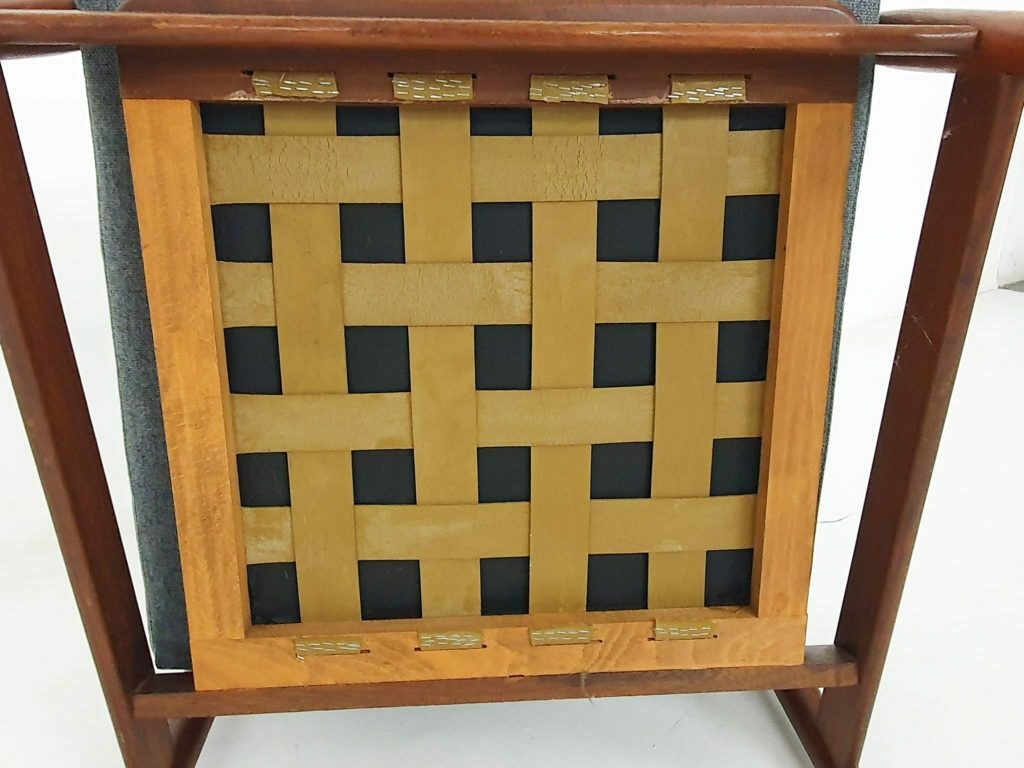 photo furniture Teakhouten Loungestoel Van Illum Wikkelso, Model Ek Voor Niels Eilersen, Denemarken, Ca. Jaren 1960
