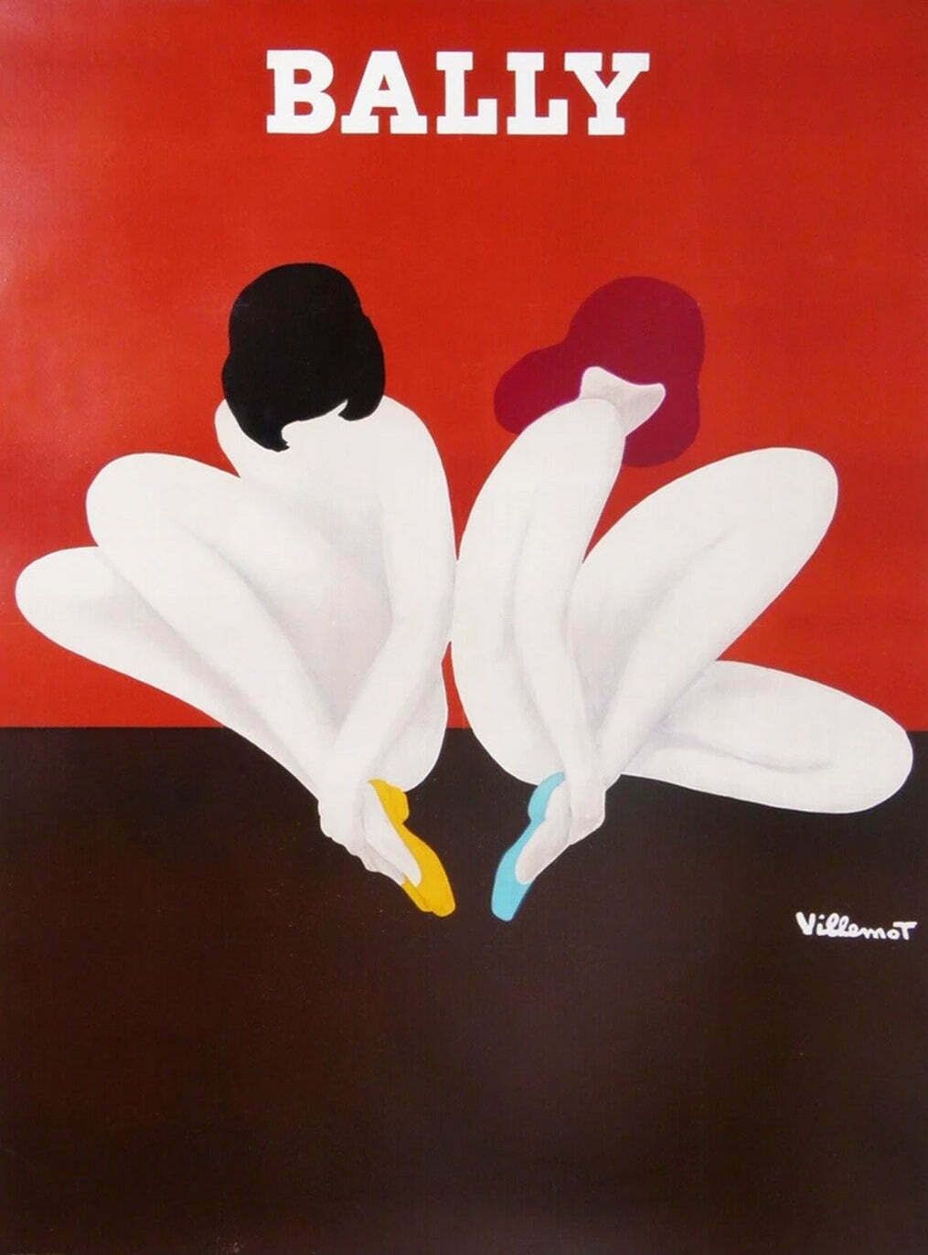Bally   Lotus Original Vintage Poster