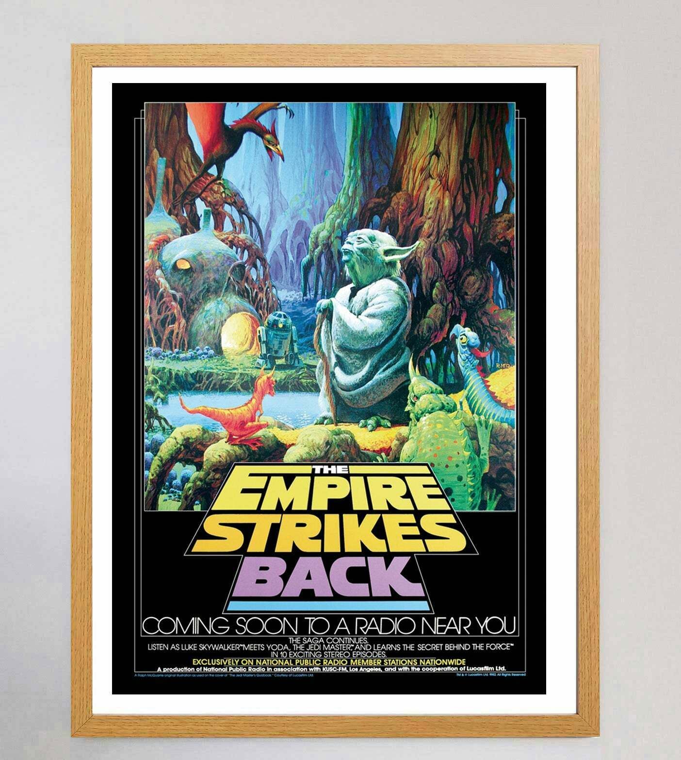 Star Wars The Empire Strikes Back Npr  Original Vintage Poster photo Art