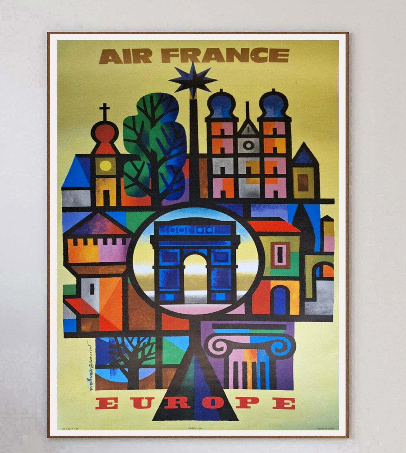 Air France   Europe, 1960s, Vintage photo 1038.0
