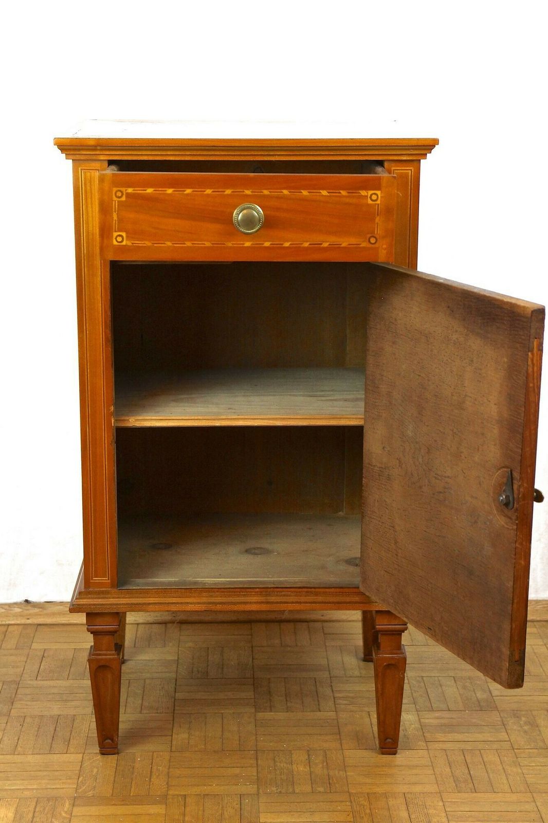 19th Century Cherrywood Pillar Cabinet, Austria Ca. 1800 photo 2050.0