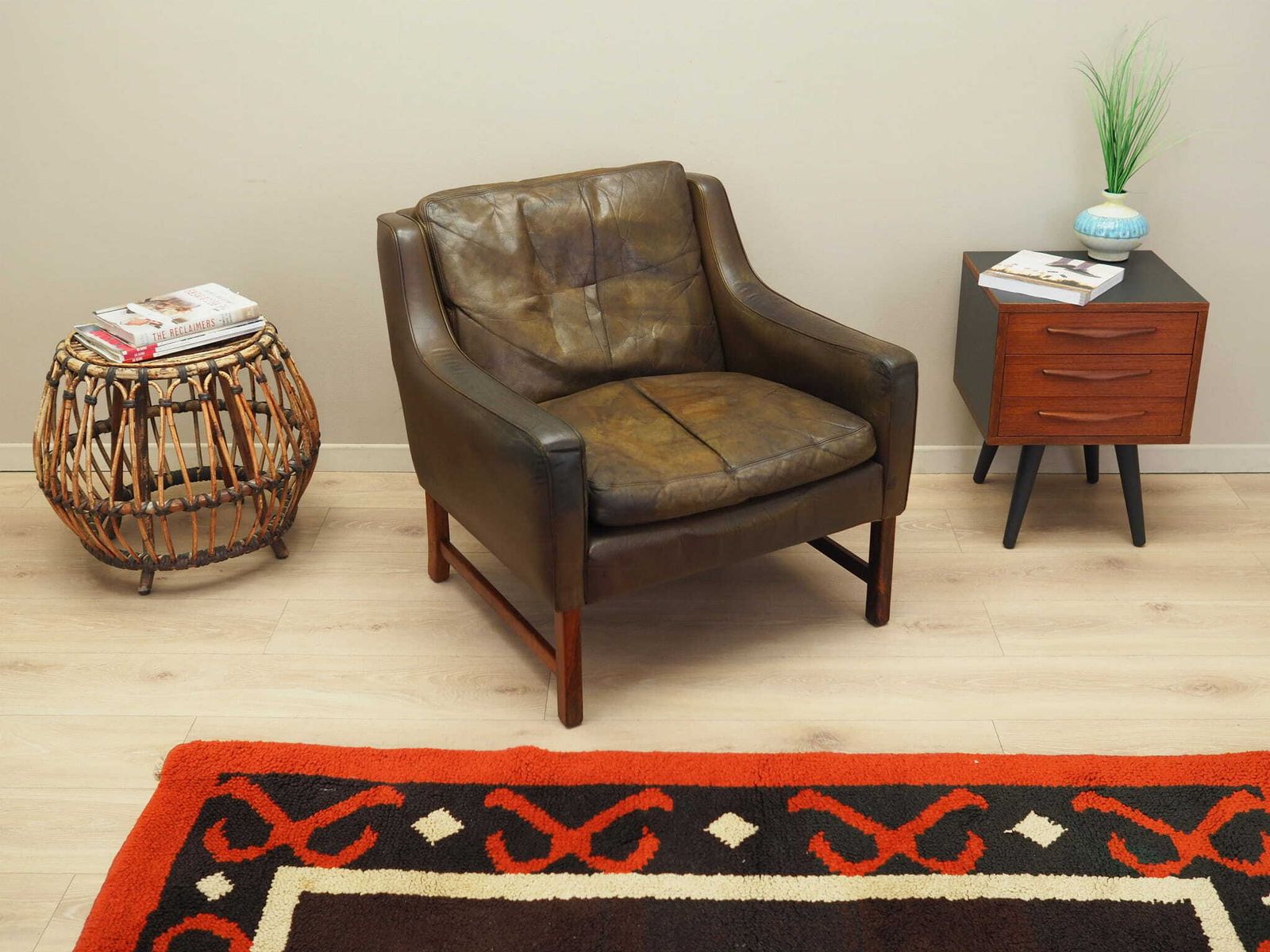 Vintage Armchair, Scandinavian Design, 1960s, Designer: Fredrik Kayser, Production: Vatne Møbler photo for sale