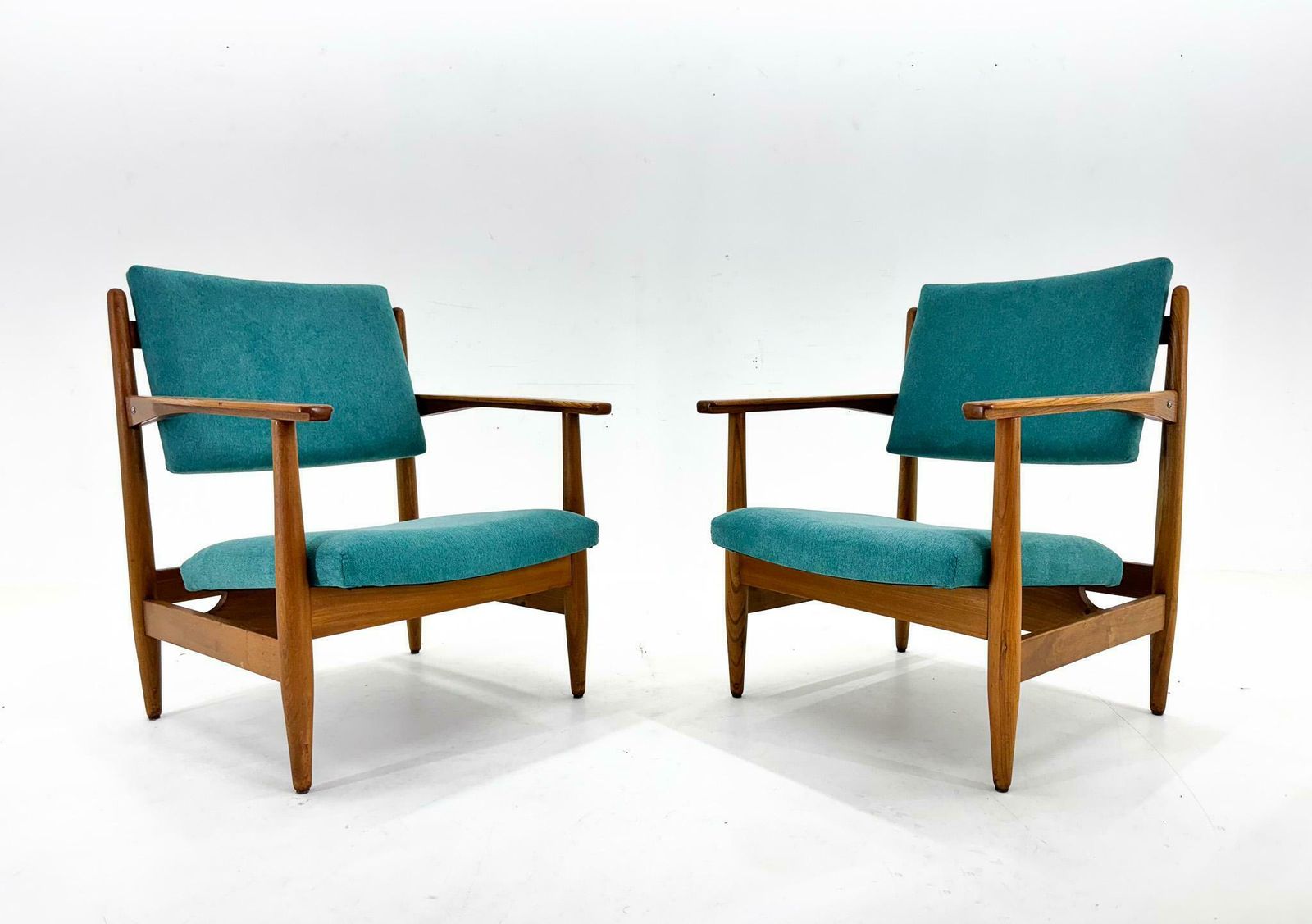 Pair Of Mid Century Armchairs, Czechoslovakia, 1970's photo furniture