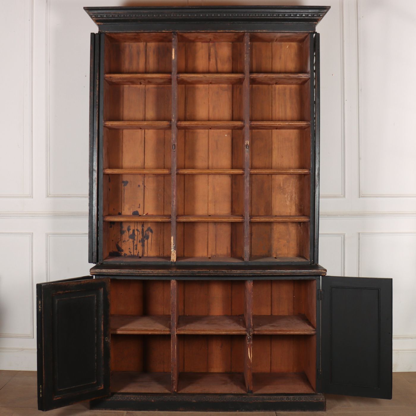 Wonderful Scottish Painted Bookcase photo vintage