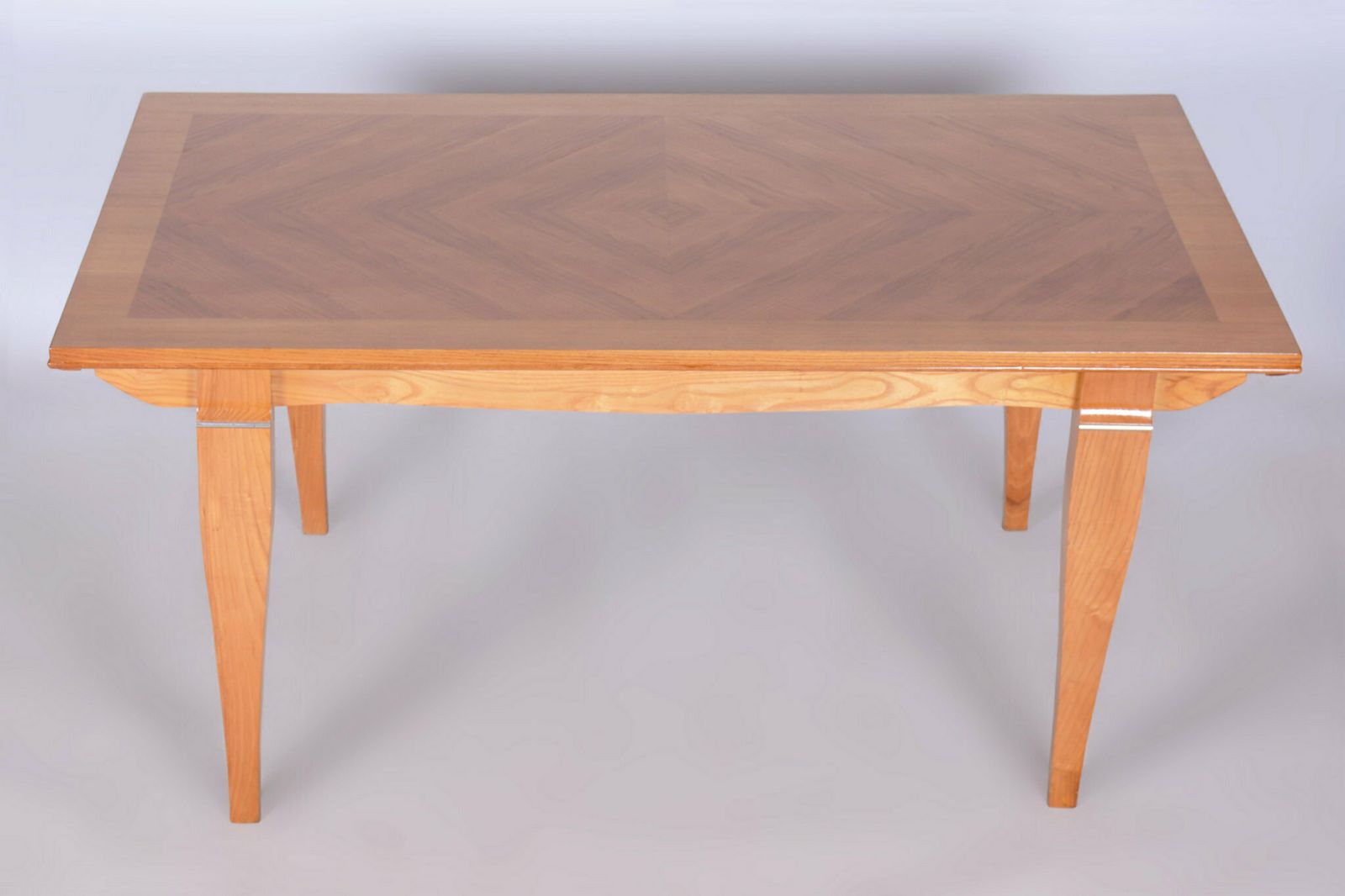 Restored Art Deco Folding Table, By J. Leleu, Oak, Spruce, France, 1920s