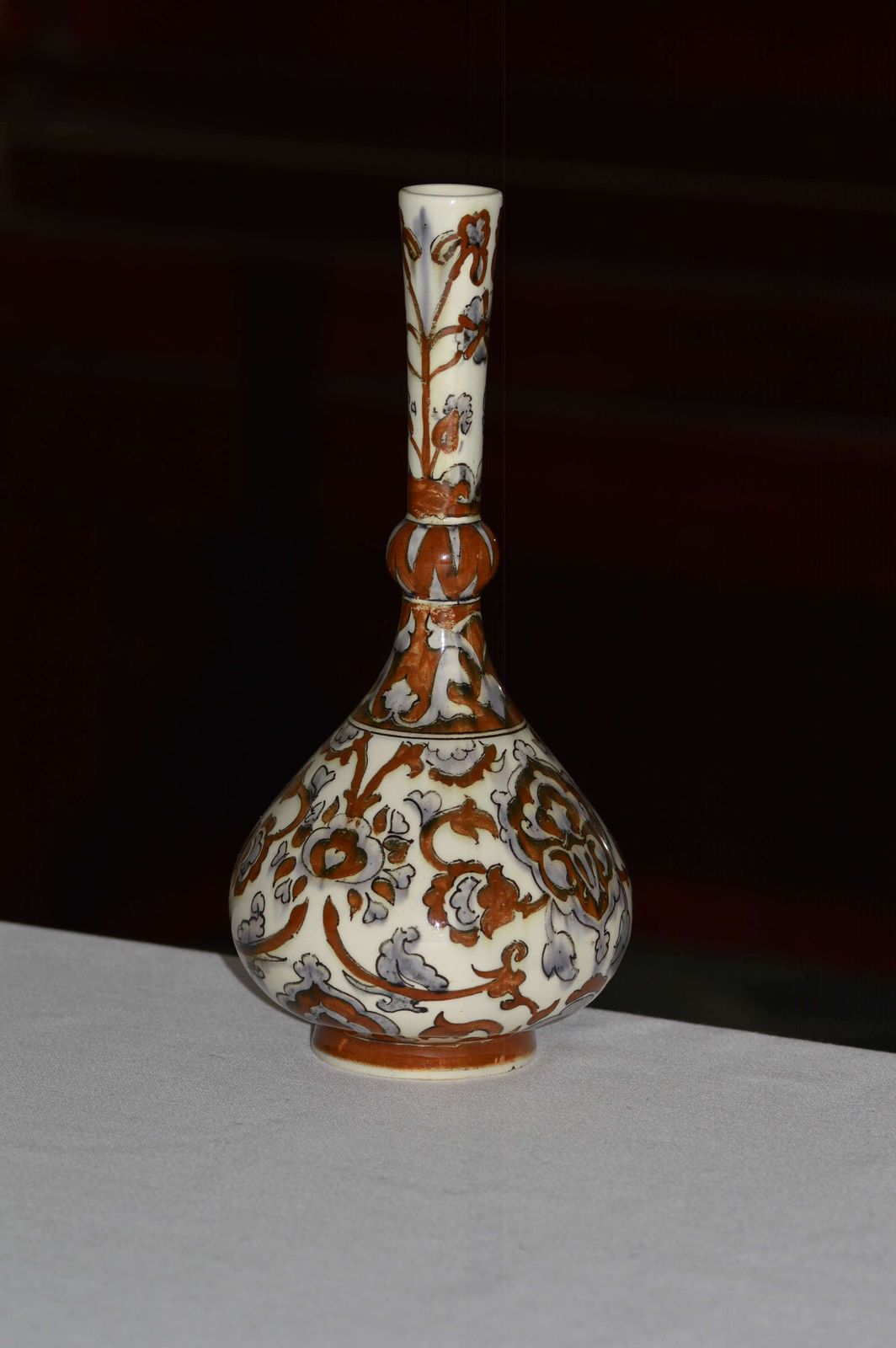 Stunning Art Nouveau 1892 Rozenburg Den Haag   Knobby Vase
