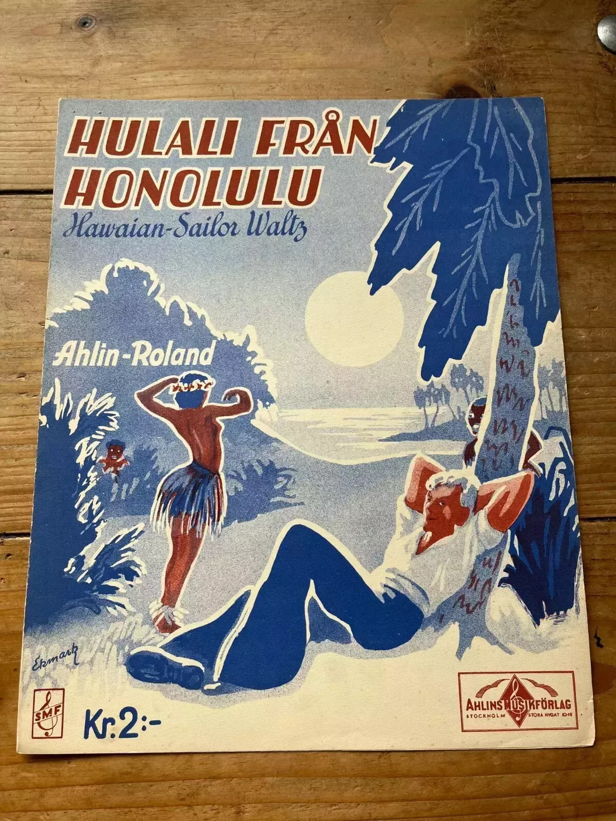 photo vintage 1 Framed Antique Art Deco Illustrated Swedish Sheet Music Film Poster Wall Art