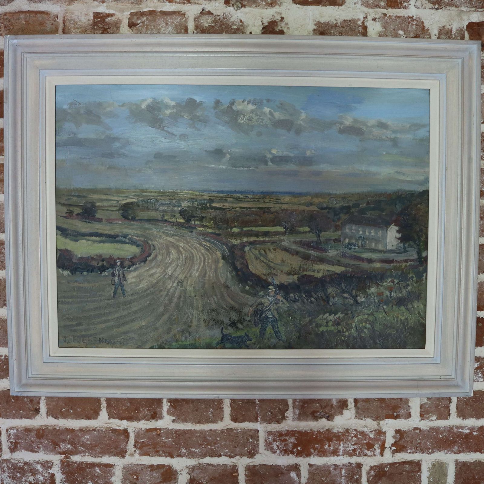 Original Art By Jack Fieldhouse: Countryside Shooting Scene photo for sale