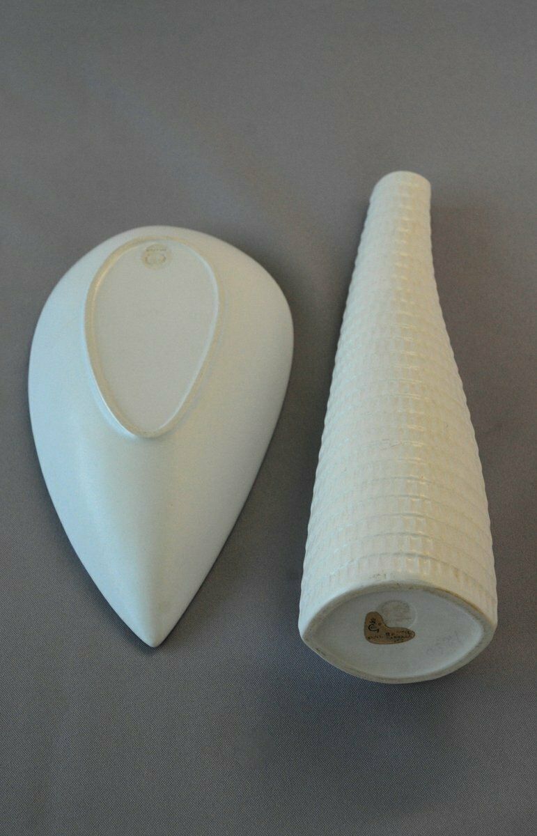 Reptile Vase 262 & Bowl 283 By Stig Lindberg For Gustavsberg, Sweden, 1953, Set Of 2 photo 495.0