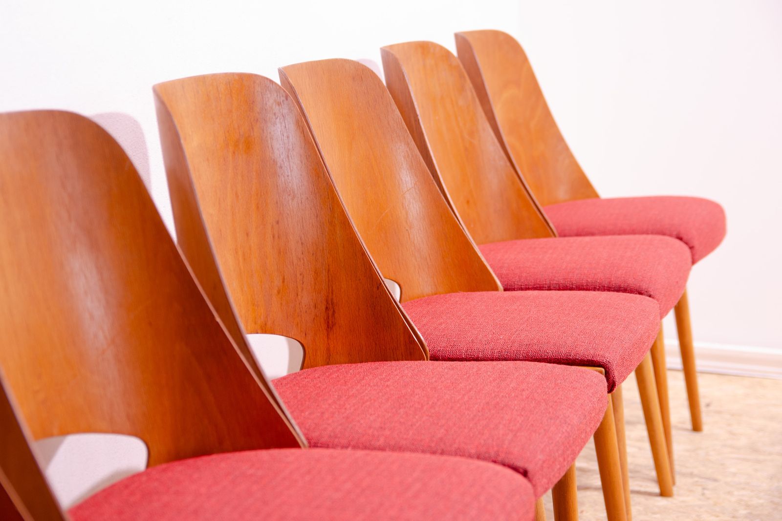 Mid Century Dining Chairs By Radomír Hofman, 1960´S, Set Of 6 photo buy