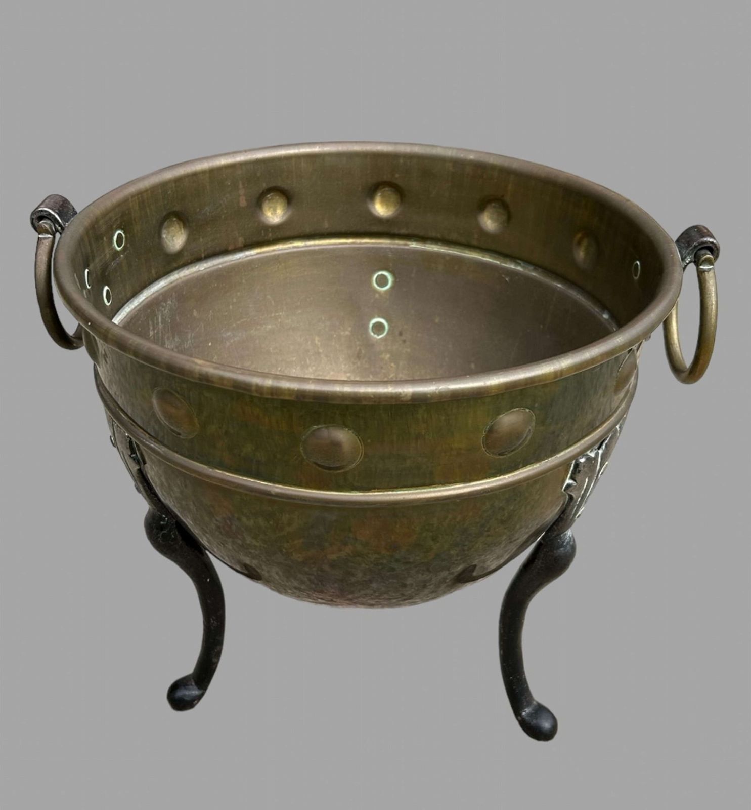 Brass Arts & Crafts Jardinière By Henry Loveridge photo Home Decor