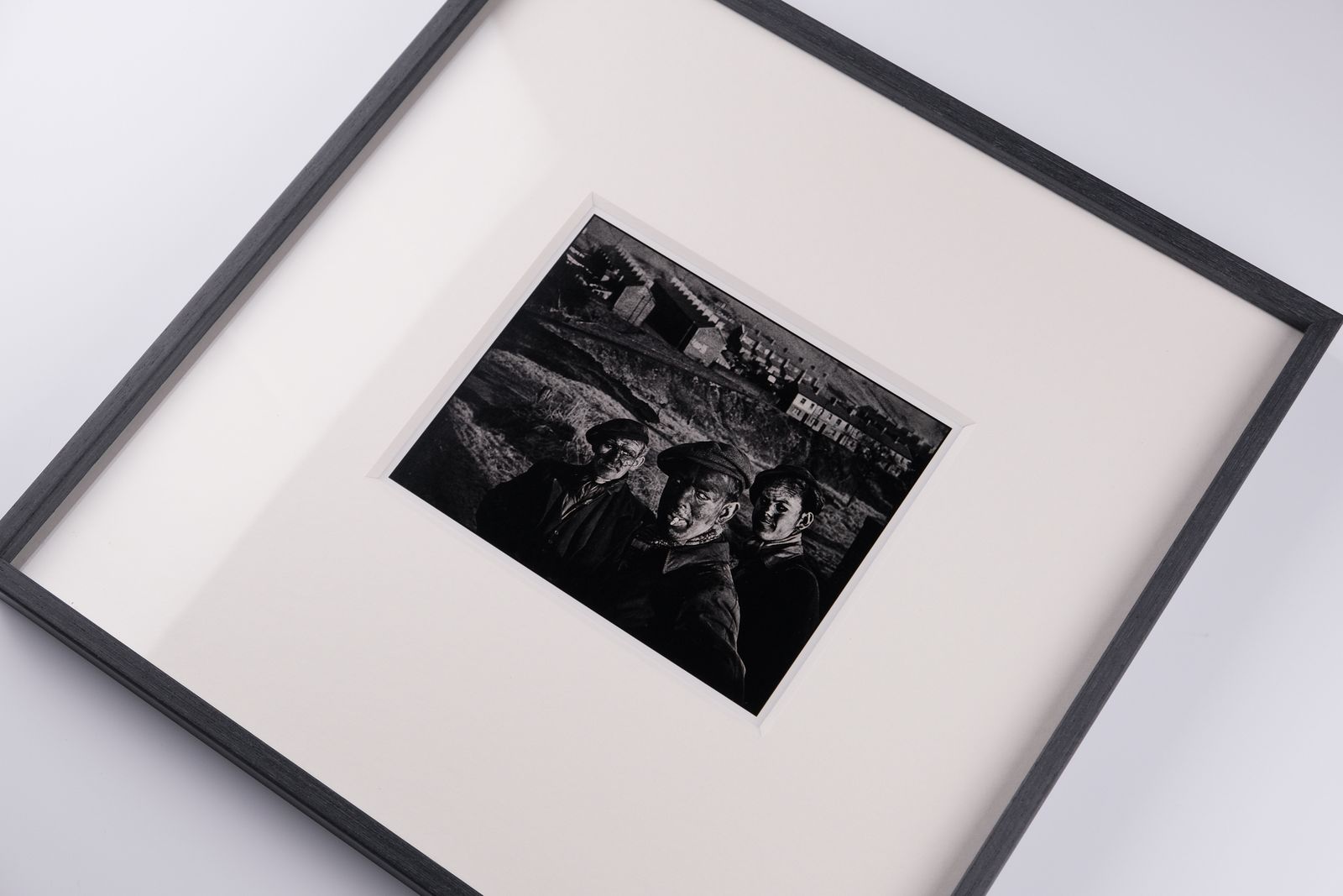 W. Eugene Smith "Welsh Miners" Estate Stamped Framed Magnum Print, 1950 photo for sale
