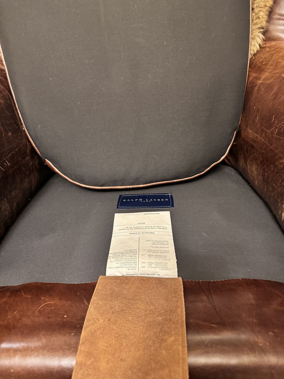Ralph Lauren Writer's Club Chair And Ottoman