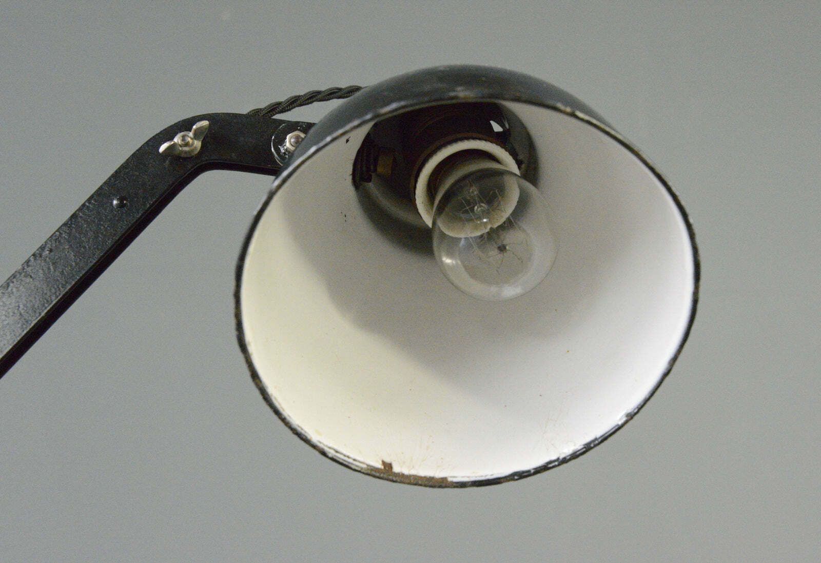 photo furniture Clamp On Desk Lamp By Viktoria Circa 1930s