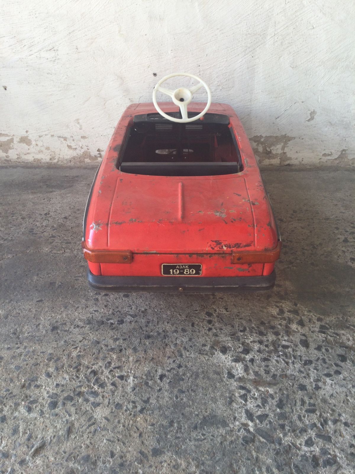 Moskvich Azak Pedal Car, 1980s photo vintage