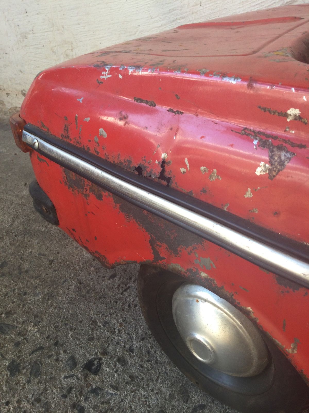 photo vinterior Moskvich Azak Pedal Car, 1980s
