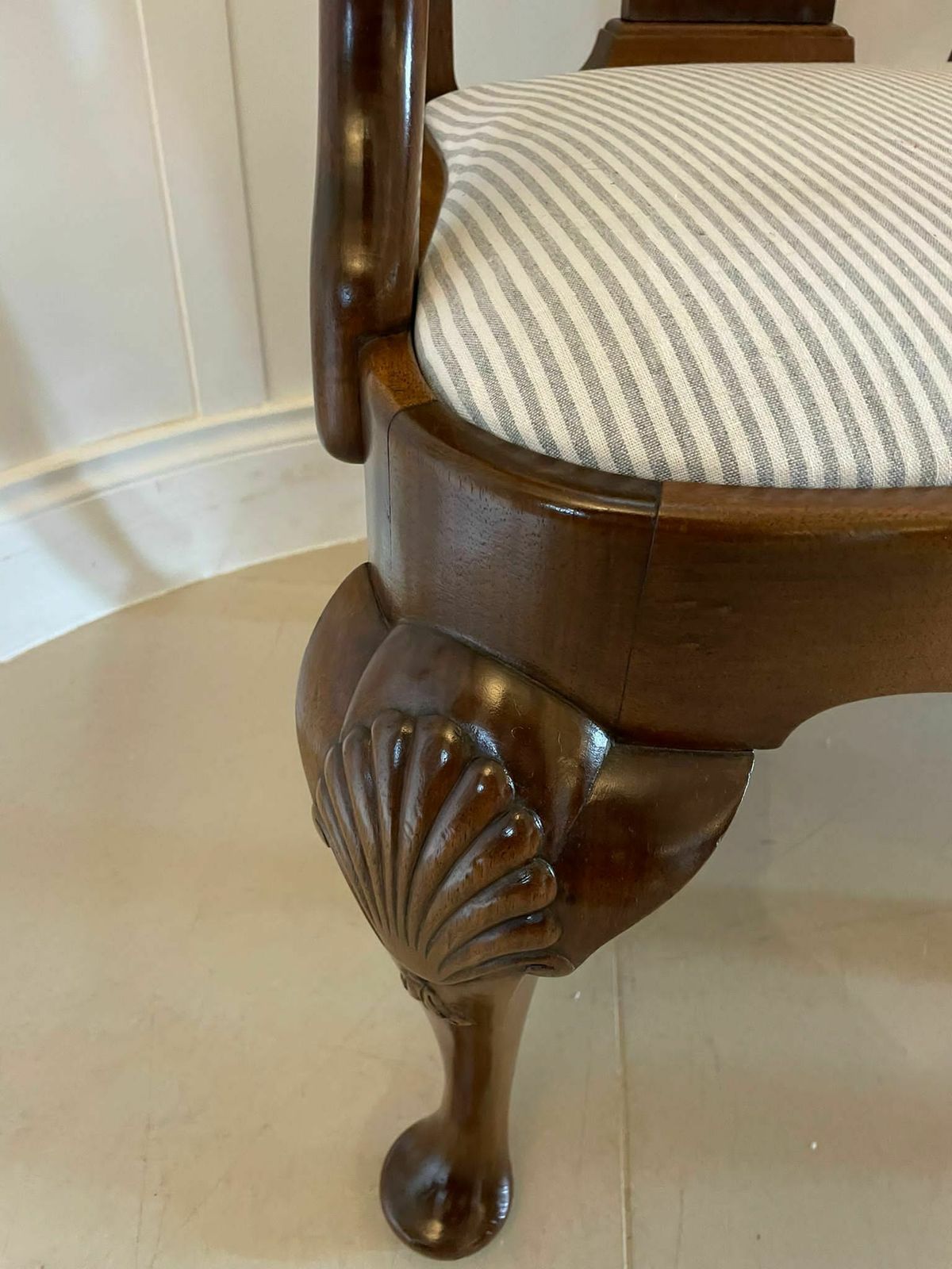photo for sale Outstanding Quality Set Of 10 Antique 19th Century Walnut Dining Chairs