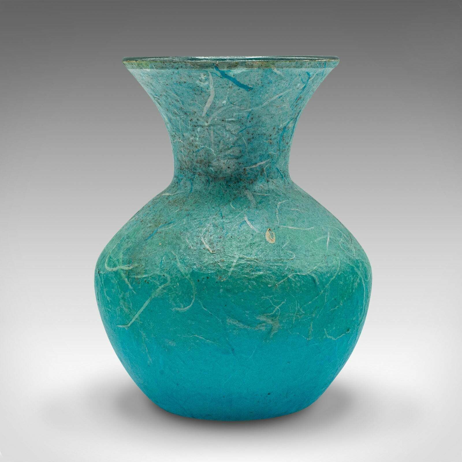 Contemporary Candle Holder, English, Art Glass, Straw Silk, Votive, Posy Vase photo Home Decor