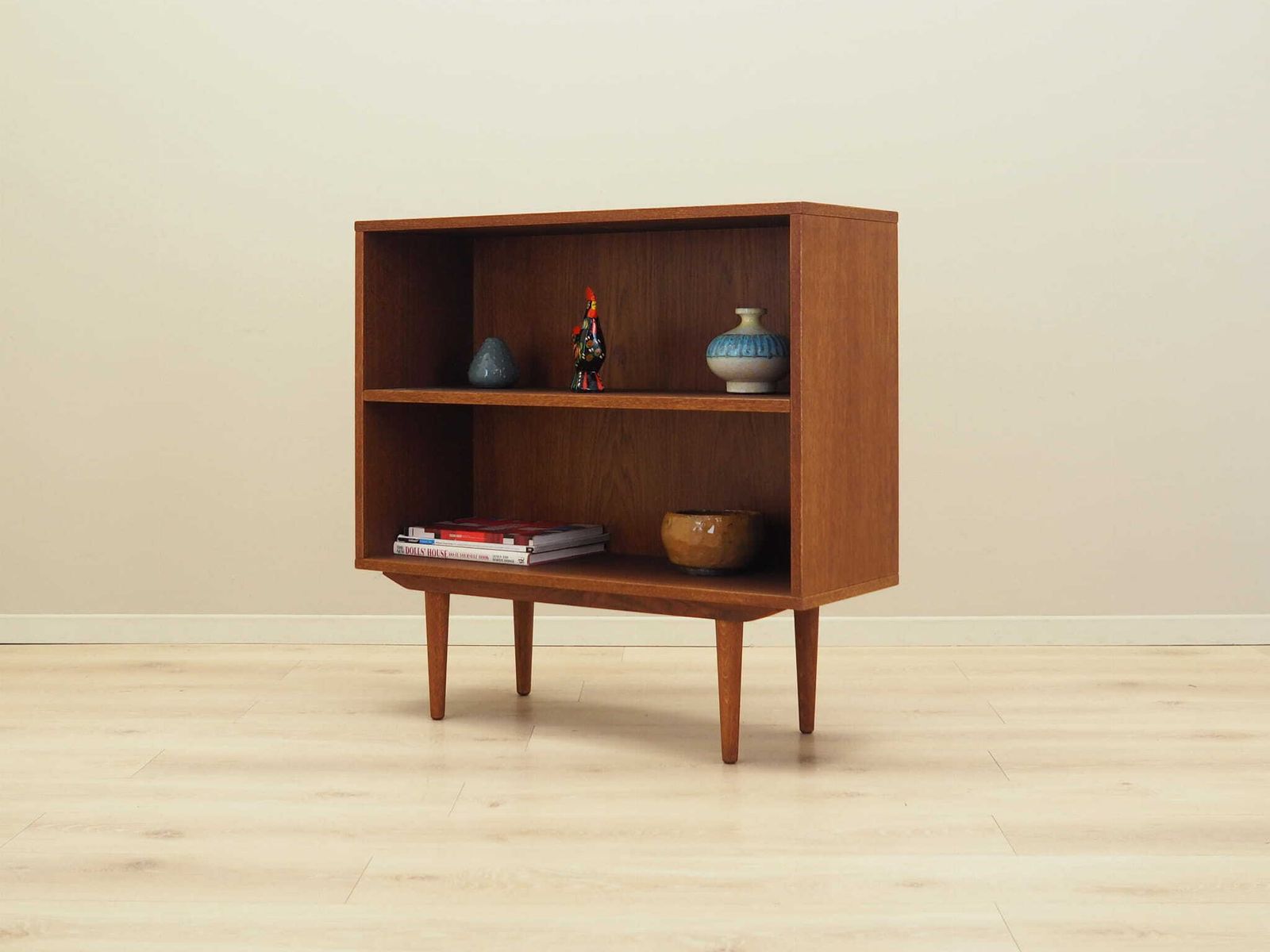 Oak Bookcase, Scandinavian Design photo for sale