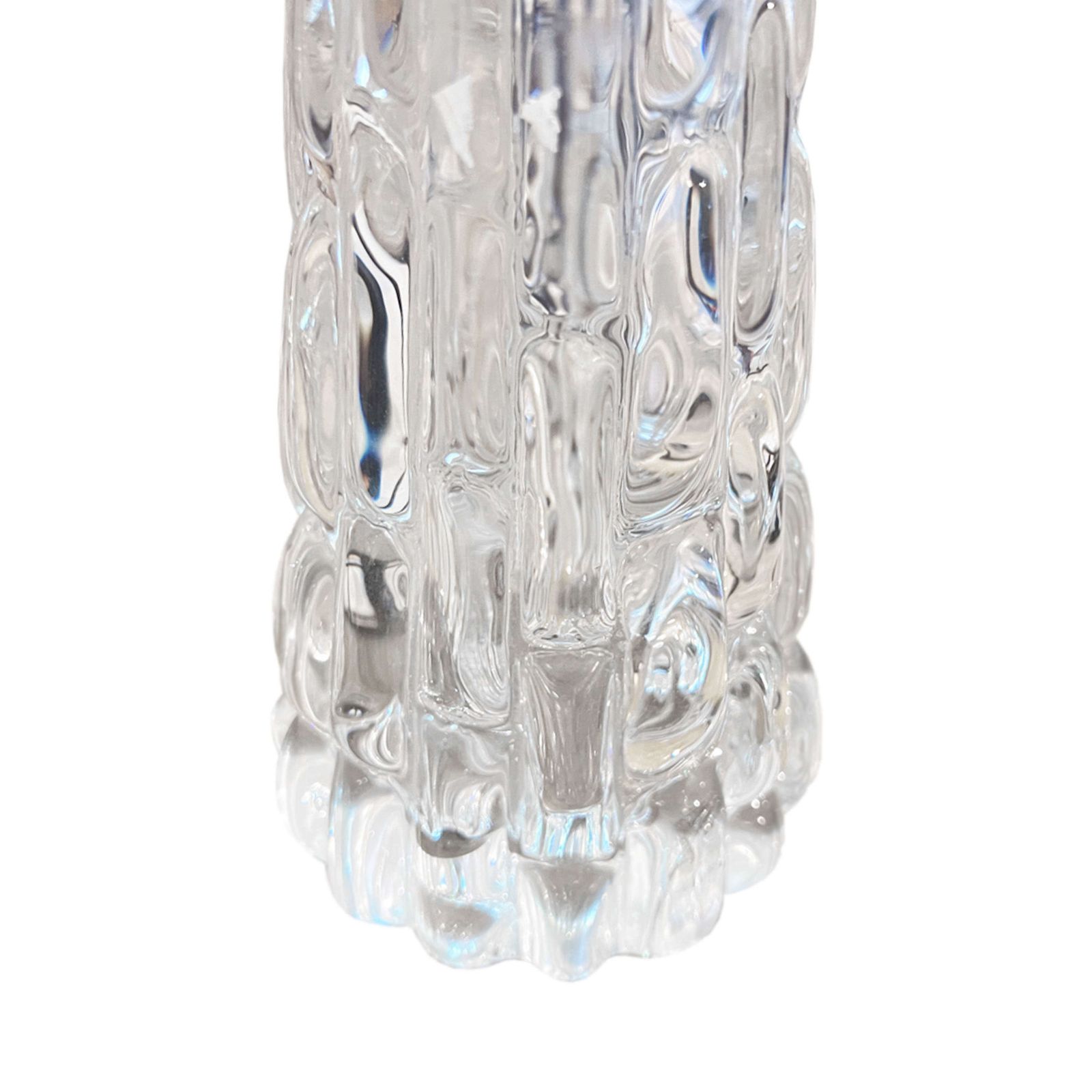 Pair Of 1960s Clear Orrefors Glass Table Lamps (Slightly Larger) photo Lighting