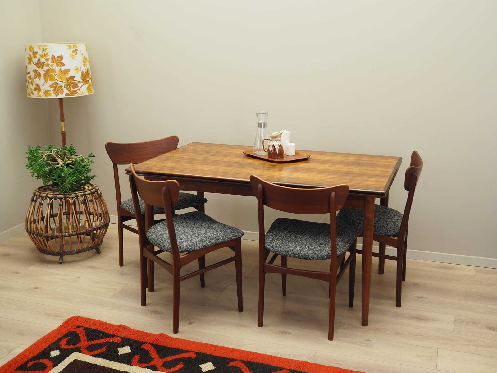 Set Of Four Teak Chairs, Danish Design, 1970s, Production: Denmark photo furniture