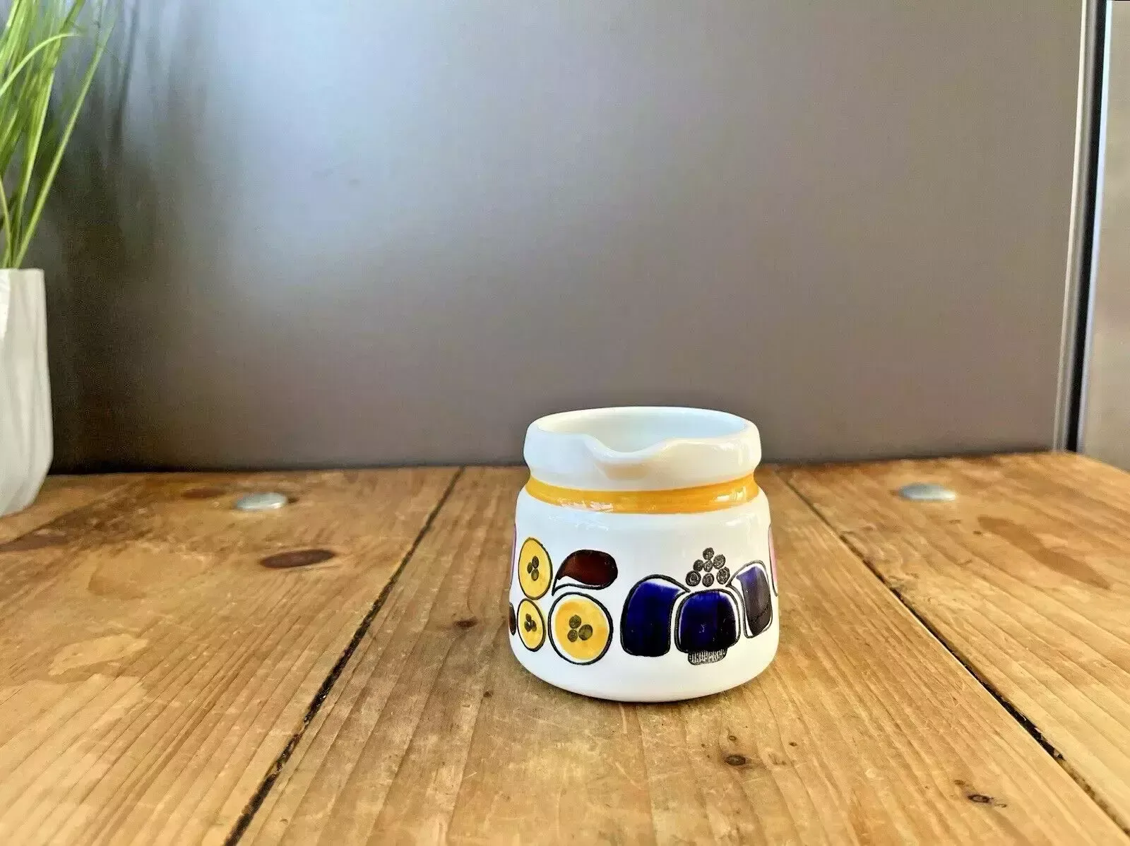V.Rare 70's Mid Century Modern Swedish Rorstrand Karneval F555 Milk Cream Jug photo buy