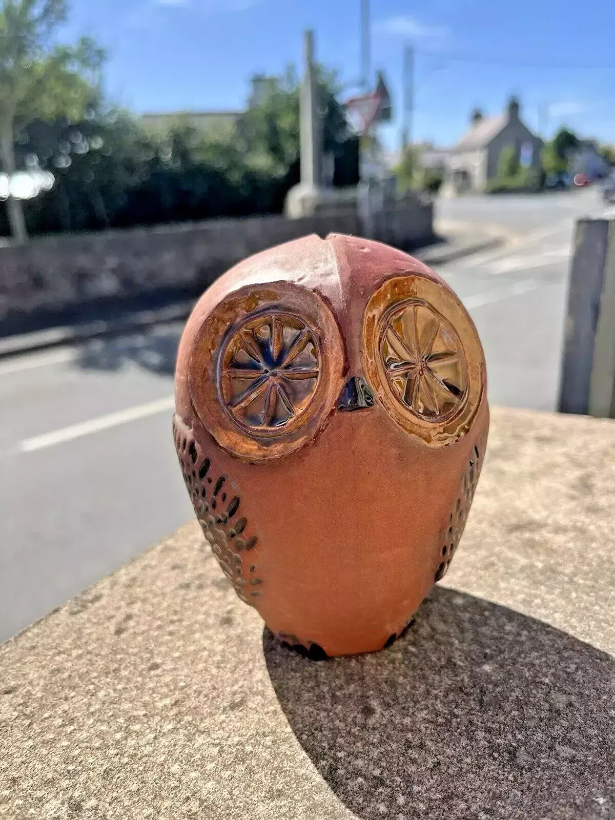 V.Rare 60's Mid Century Modern Swedish Rorstrand Folk Owl Money Bank Box & Coins photo vintage