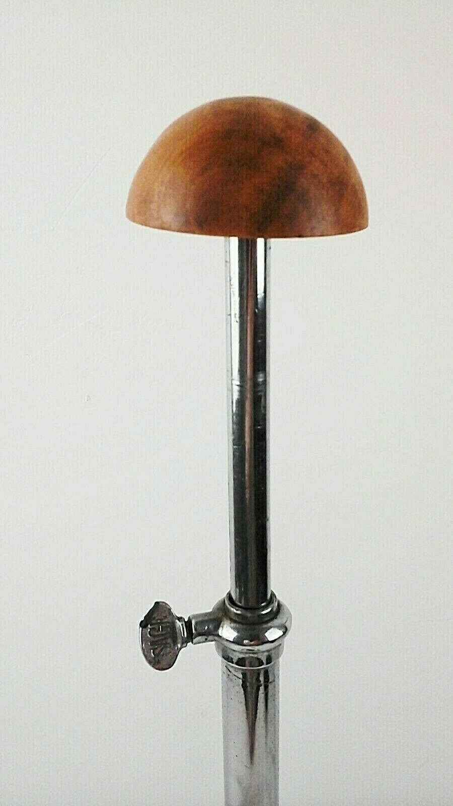 photo vinterior 10 Vintage Telescopic Hatstands From A Mid Century Milliners' Shop