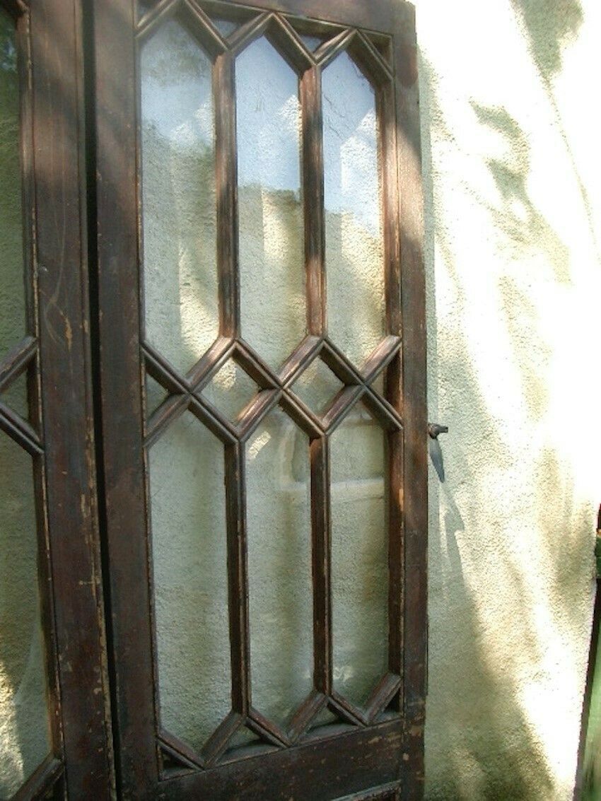 Pair Of Multipane Entry Doors From A Manor House In France photo vinterior